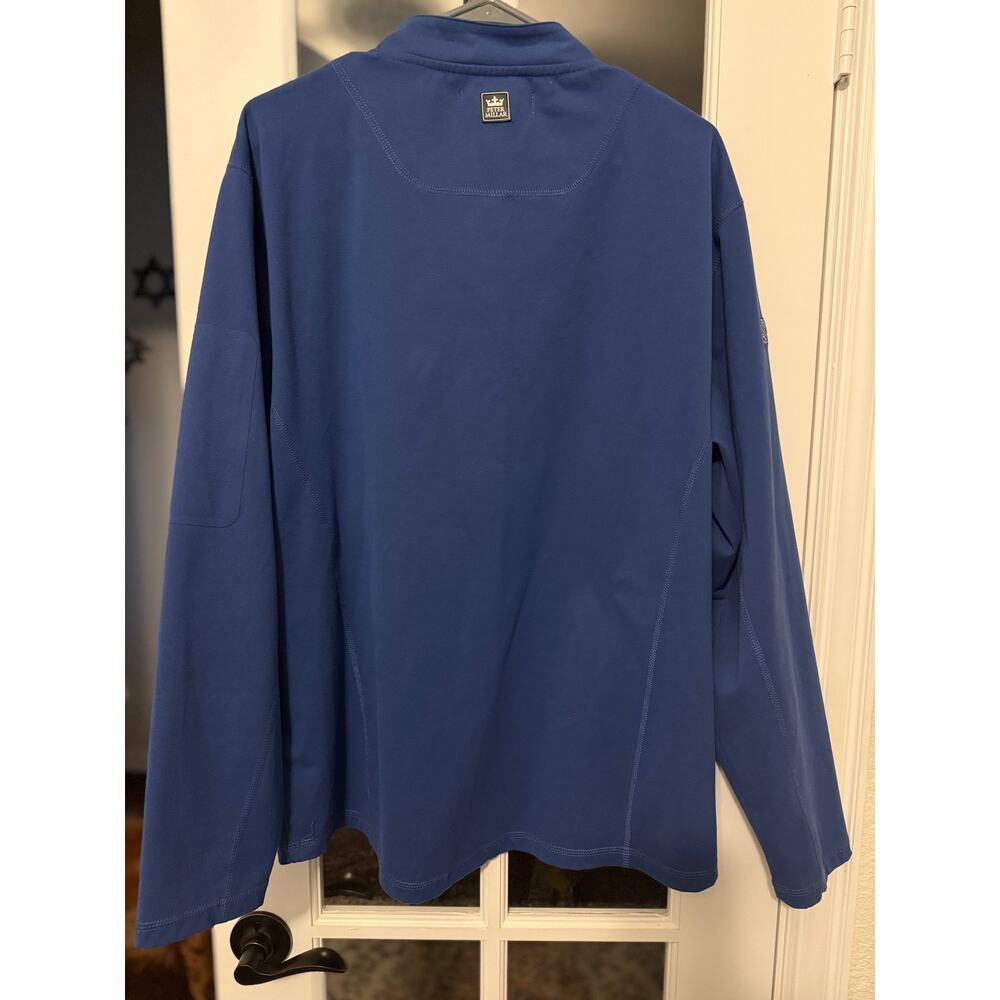 Peter Millar Element 1/4 Zip Pullover Xl Blue Nor… - image 6